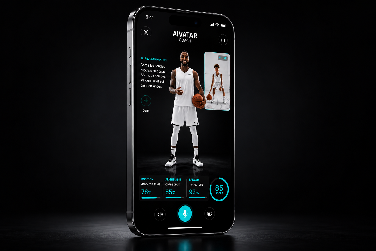 AIVATAR mobile performance interface